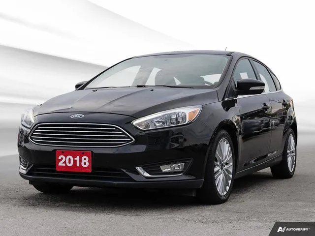 2018 Ford Focus Titanium Hatch FULLY LOADED, GREAT ON GAS