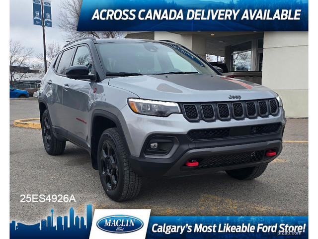 2023 Jeep Compass TRAILHAWK ELITE 2.0L TURBO | PREMIUM LEATHER | in Cars & Trucks in Calgary
