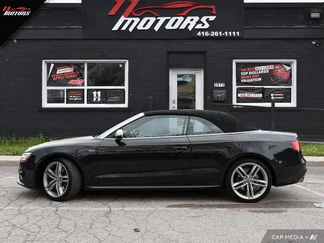 2014 Audi S5 TECHNIK | CONVERTIBLE | AWD | NAV | NO ACCIDENTS in Cars & Trucks in City of Toronto - Image 4