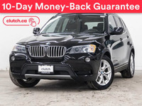 2014 BMW X3 xDrive28i AWD w/ 360 View Cam, Bluetooth, Dual Zone 