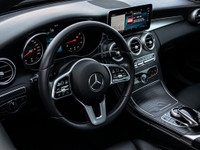 2019 Mercedes Benz C300 White Exterior on Black Interior comes with Navigation, Panoramic Roof, Blin... (image 6)