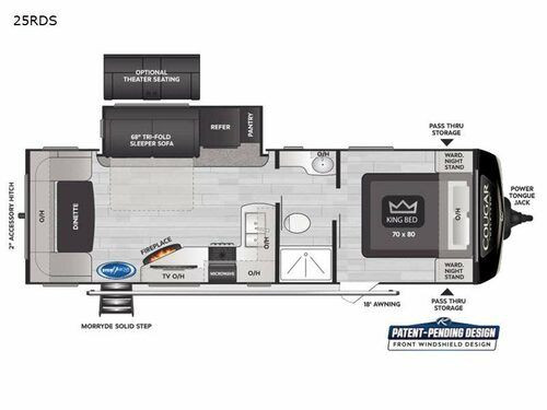 2024 Keystone COUGAR 1/2 TON 25RDSWE #79972 in Travel Trailers & Campers in Abbotsford - Image 2