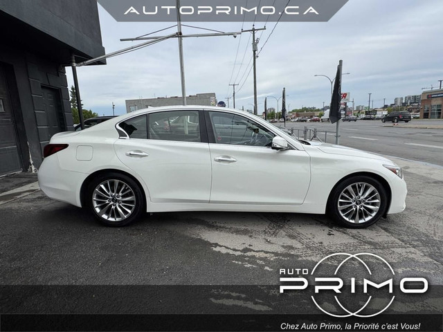 2021 INFINITI Q50 Luxe AWD Automatique avec Sièges en Cuir Toit  in Cars & Trucks in Laval / North Shore - Image 4