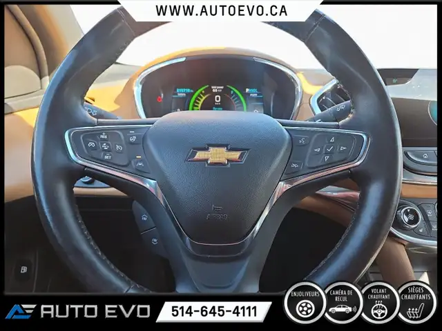 2017 Chevrolet Volt VOLT PREMIER 2 TONS * CUIR * CAMERA * MAGS * in Cars & Trucks in City of Montréal - Image 12