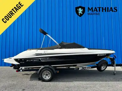 Bateau Plaisance LARSON 850 LX 2012 Concessionnaire de bateaux et pontons neufs et d'occasion Mathia...
