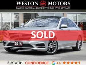 2015 Mercedes-Benz S-Class AWD*LEATHER*SUNROOF*NAVI*HTD SEATS*AMG PACKAGE!!!