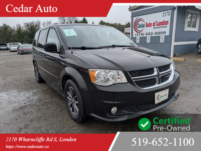 2017 Dodge Grand Caravan 2 YEAR POWERTRAIN WARRANTY | SXT Premiu in Cars & Trucks in London - Image 3