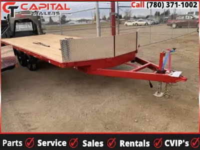 2024 Double A Trailers Pro Series Sled Trailer 102in. X 20' (7000lb GVW) Snowmobile Trailer W/Shield...