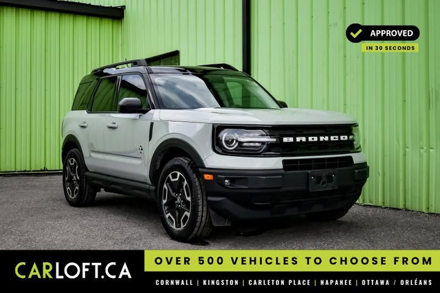 2022 Ford Bronco Sport Outer Banks • HEATED LEATHER • REMOTE STA in Cars & Trucks in Kingston