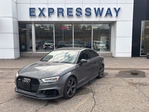 2018 Audi RS3 QUATTRO, LEATHER, SUNROOF, NAV, LOADED! WELL CARED FOR BY AN ENTHUSIAST!