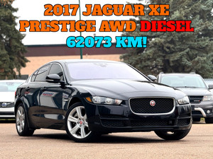 2017 Jaguar XE Prestige/diesel/ ONE OWNER/62073 km! CERTIFIED!