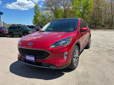 Exterior The 2020 Escape Titanium Hybrid stands out with a sleek design, chrome accents, LED lightin...