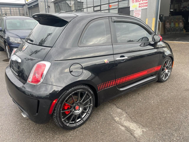 2012 Fiat 500 Abarth 2012 Fiat Abarth, black red leather powe... in Cars & Trucks in City of Toronto - Image 4