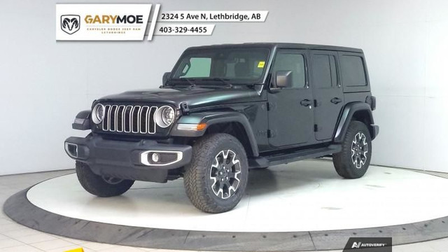 2025 Jeep Wrangler Sahara McKinley Leather, Heated Seats, Heated in Cars & Trucks in Lethbridge