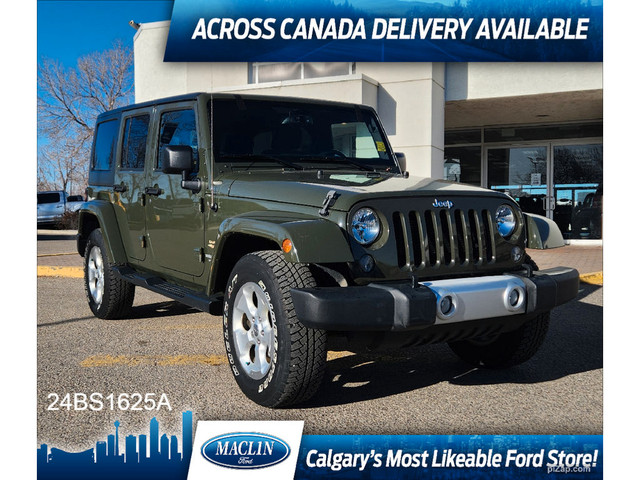  2015 Jeep WRANGLER UNLIMITED SAHARA | HEATED SEATS | ALPINE AUD in Cars & Trucks in Calgary