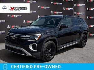 2025 Volkswagen Atlas Peak Edition | VW CERTIFIED | LEATHER SEATS | PANO-ROOF | DIGITAL DASH | CARPLAY | PWR TAILGATE