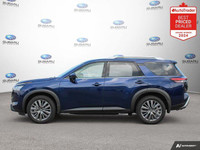New Price! Odometer is 10788 kilometers below market average! Deep Ocean Blue Pearl 2024 Nissan Path... (image 1)