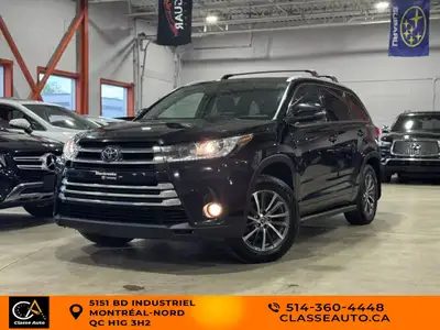 2017 Toyota Highlander XLE/AWD/AC/GPS/CAMERA/BT/TOIT/CUIR/CRUISE/GR ELECT/MAGS/AUCUN ACCIDENT !! 515...