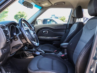 The 2018 Kia Soul EX in blue with front-wheel drive offers a responsive handling experience thanks t... (image 7)