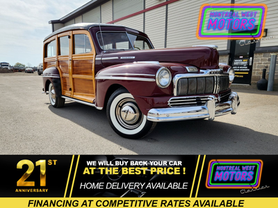 1947 Mercury 79M Woodie Wagon – A RARE Collectible! A true gem of automotive history! This stunning...