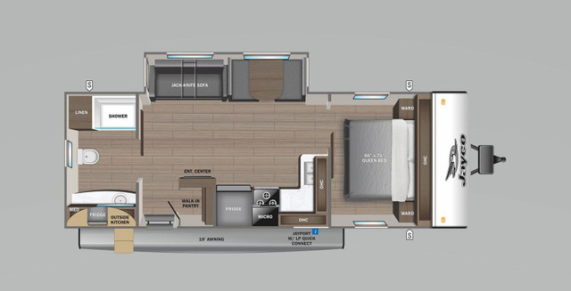  2024 JAYCO JAY FEATHER 25RB in Cargo & Utility Trailers in Calgary - Image 2