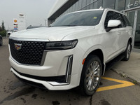 The 2022 Cadillac Escalade stands tall with commanding style and capability, finished in Crystal Whi... (image 3)