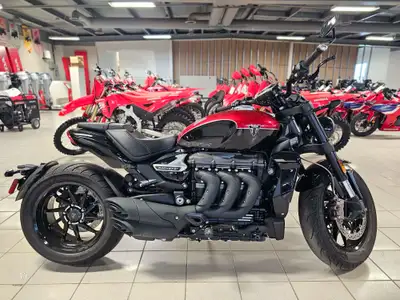 Unleash the storm with the 2025 Triumph Rocket 3 R Storm, the ultimate expression of power and perfo...