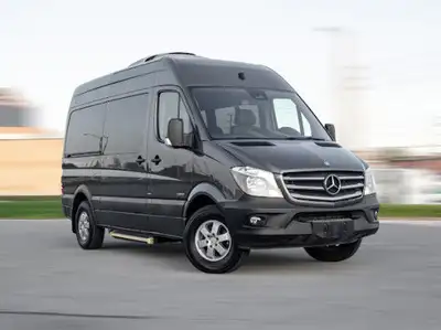 2015 Mercedes Benz Sprinter 2500 144in. 12 Passenger Grey Exterior on Black Interior comes with Back...