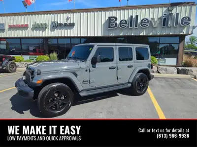 2021 Jeep Wrangler Unlimited Sahara 2 L 4 CYL TURBO, LEATHER,...