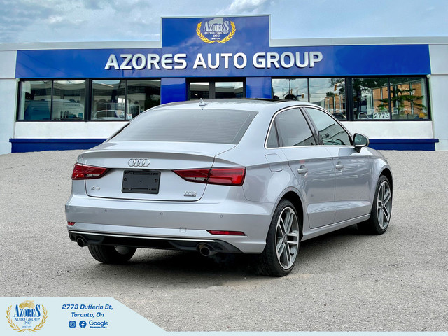 2018 Audi A3 Quattro AWD|Nav|B.Cam|Sunroof|Low KMs|Clean Carfax in Cars & Trucks in City of Toronto - Image 3