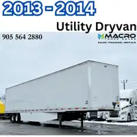 2013 UTILITY DRYVANS IN STOCK, MULTIPLE UNITS AVAILABLE!!