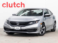 2020 Honda Civic Sedan LX w/ Apple CarPlay & Android Auto, A/C, 