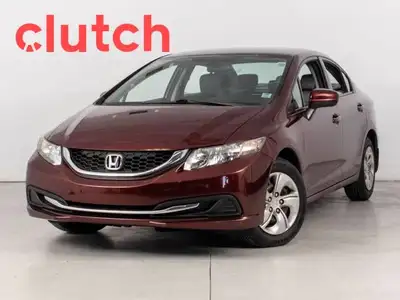2015 Honda Civic Sedan LX w/Backup Cam, Bluetooth, Heated Seats