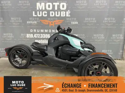 Can-Am Ryker 2022 SEULEMENT 4 857 KM MOTEUR 900CC KIT DE PANNEAU BLEU EXCLUSIF NOUS OFFRONS UNE GARA...
