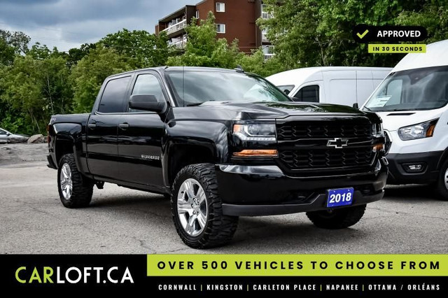2018 Chevrolet Silverado 1500 Custom • TONNEAU COVER • REAR CAM in Cars & Trucks in Cornwall