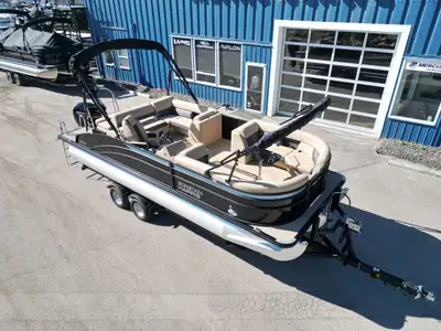 The 2023 Harris 230 Cruiser is a stylish and spacious pontoon boat built for comfort, performance, a...