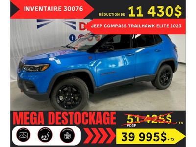  2023 Jeep Compass TRAILHAWK ELITE /TOIT PANO/SYST CAM PANORAMIQ