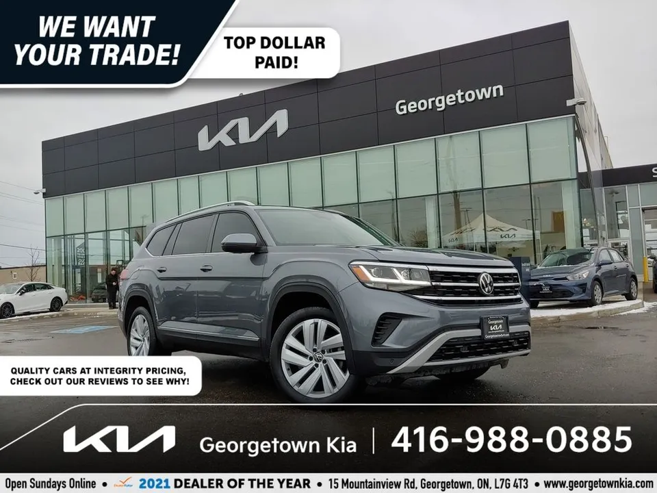 2021 Volkswagen Atlas Highline 3.6L AWD | 7 SEAT | SUNROOF | NA