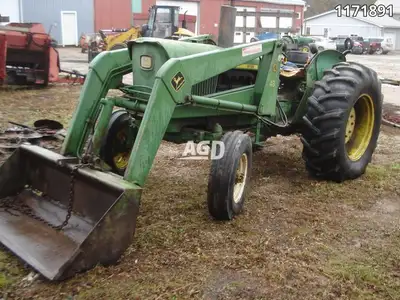w/front end loader, 2WD, 68 hp