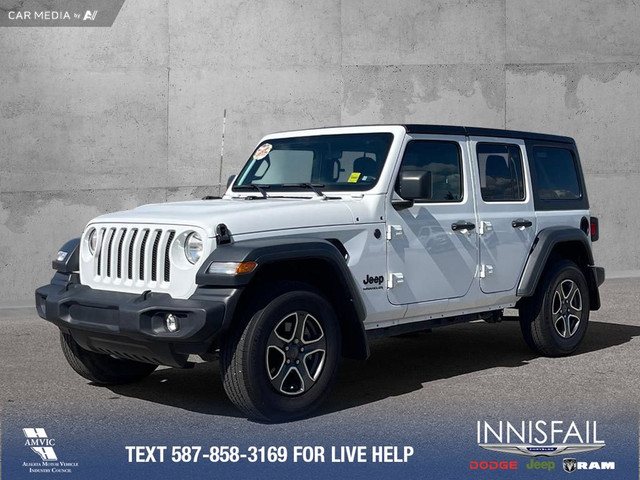 2023 Jeep Wrangler Sport HEATED SEATS AND WHEEL, KEYLESS ENTR... in Cars & Trucks in Red Deer