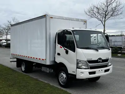2013 Hino 195 Silver Knight 16 Foot Cube Van Diesel, 5.1L engine, 6 cylinder, AM-FM radio, CD player...