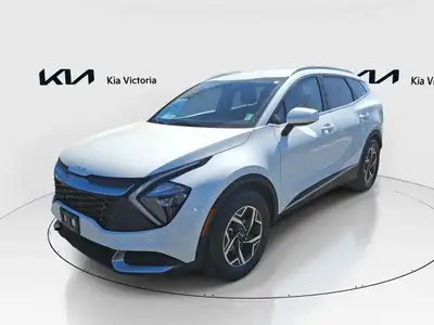 Introducing the 2023 Kia Sportage LX FWD in a striking white finish with a front-wheel drive that of...