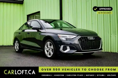 This 2024 Audi A3 Sedan is for sale today. This sedan has 45,095 kms. It's grey in colour and is com...