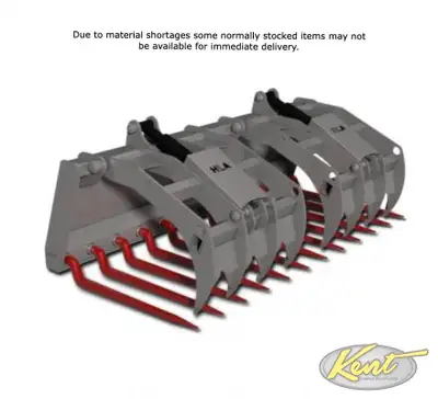Debris Grapple Fork Two independent grapples Replaceable tempered tines eliminate the need for a sup...