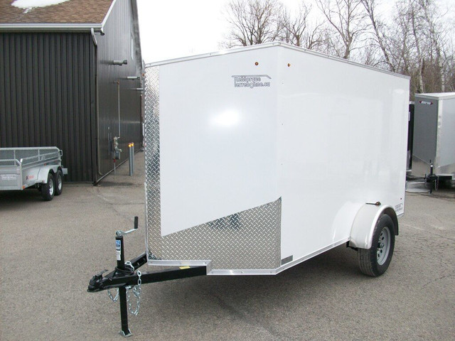  2024 Weberlane CARGO 5' X 10' V-NOSE 1 ESSIEU 2 PORTES CONTRACT in Cargo & Utility Trailers in Laval / North Shore - Image 3