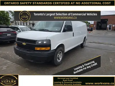 HARD TO FIND 6.6L V8 GASOLINE ENGINE - 2021 GMC Savana G3500 - 155WB Extended Cargo Van - Equipped w...