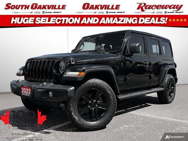 2022 Jeep Wrangler SAHARA ALTITUDE | SKY-TOP | CARPLAY | NAVI | in Cars & Trucks in Oakville / Halton Region