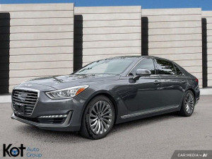 2017 Genesis G90 4dr Sdn 5.0L Ultimate! FULLY LOADED! SUNROOF! NAV! HEAD UP DISPLAY! 420 HORSEPOWER! HEATED &amp; COOLED SEATS! REAR SEAT ENTERTA