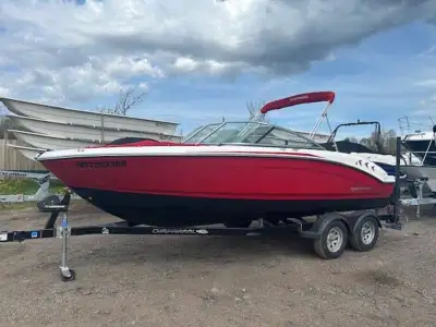 Fresh Trade-in. 2019 Chaparral H20, with Dual axle trailer, Bow & Mooring Covers, Bimini Top, Stereo...