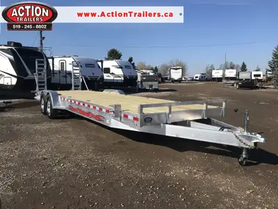ACTION TRAILERS 7 X 26 WOLVERINE ALL ALUMINUM FRAME CAR HAULER W/ 14,000LB GVWR WE OFFER FINANCING W...